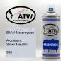 Preview: BMW-Motorcycles, Aluminum Silver Metallic, 960: 400ml Sprühdose, von ATW Autoteile West.